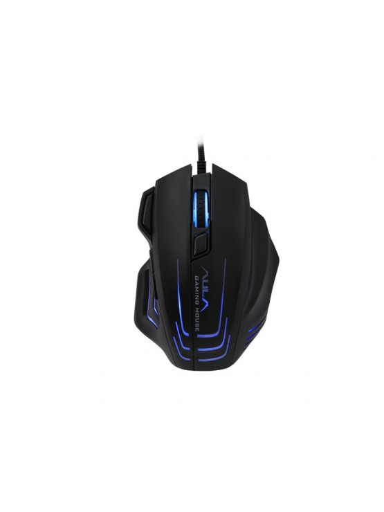 მაუსი: AULA S18 Black-Rainbow Backlight Wired Gaming Mouse Black