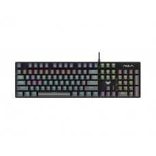 კლავიატურა: AULA S2022 RGB Wired Gaming Mechanical Keyboard Black (Blue Switch)