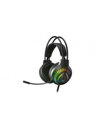 ყურსასმენი: AULA S605 RGB Wired Gaming Headset Black
