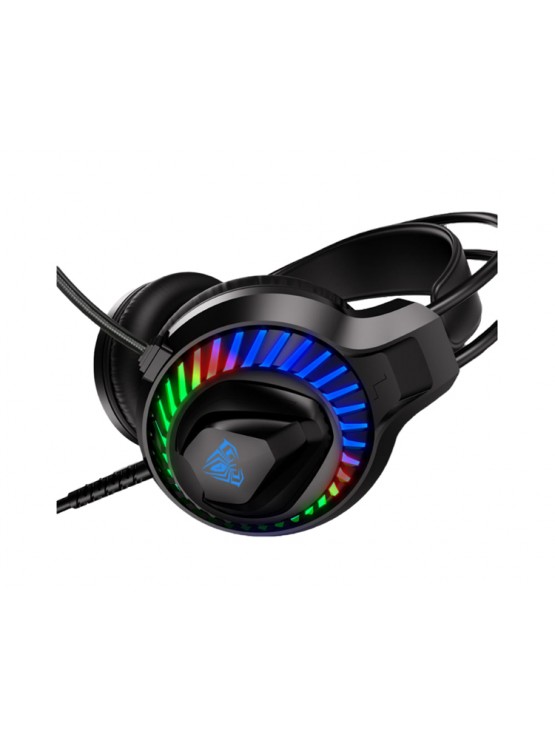 ყურსასმენი: AULA S605 RGB Wired Gaming Headset Black