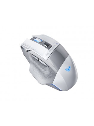 მაუსი: AULA SC550 E-sports Gaming Wireless Dual Mode Mouse Grey/White