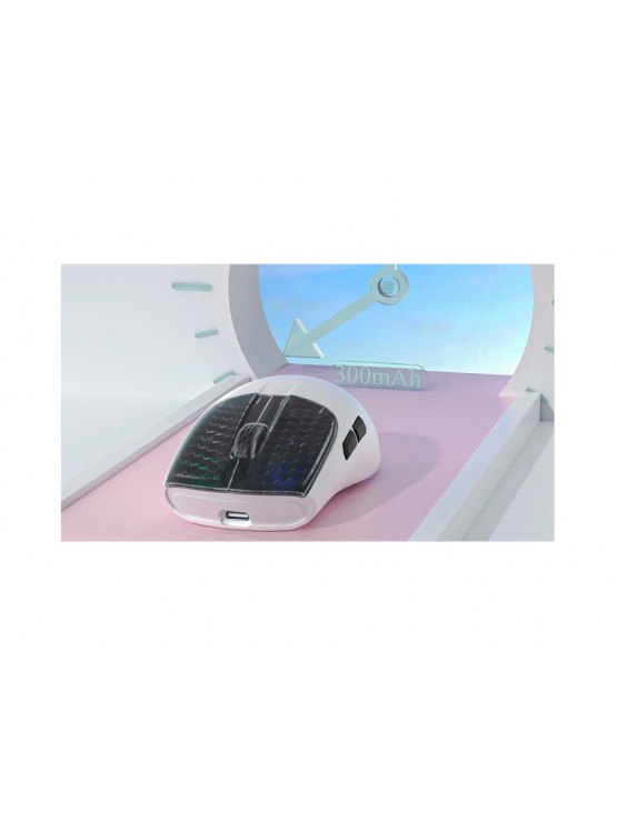 მაუსი: AULA SC560 Lightweight Bluetooth Wireless Mouse Black/White