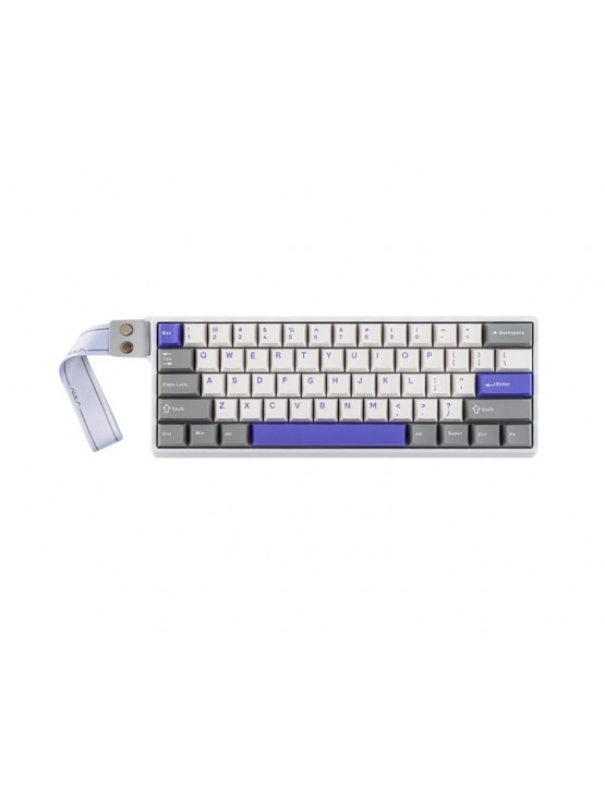 კლავიატურა: AULA WIN60 HE MAX Edition RGB Wired Gaming Keyboard White/Grey/Blue (Wing Chun Magnetic Switch)