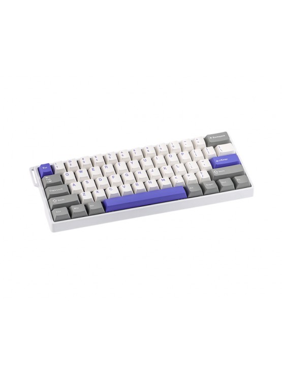 კლავიატურა: AULA WIN60 HE MAX Edition RGB Wired Gaming Keyboard White/Grey/Blue (Wing Chun Magnetic Switch)