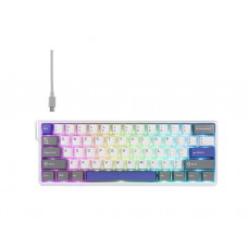კლავიატურა: AULA WIN60 HE MAX Edition RGB Wired Gaming Keyboard White/Grey/Blue (Wing Chun Magnetic Switch)