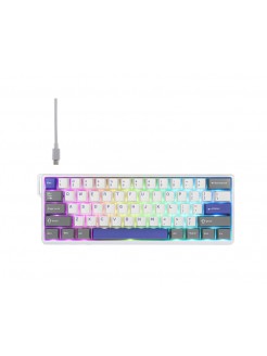 კლავიატურა: AULA WIN60 HE MAX Edition RGB Wired Gaming Keyboard White/Grey/Blue (Wing Chun Magnetic Switch)
