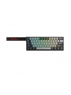 კლავიატურა: AULA WIN60 HE Pro Edition RGB Wired Gaming Keyboard Light Grey/Dark gray (Xingyi Magnetic Switch)