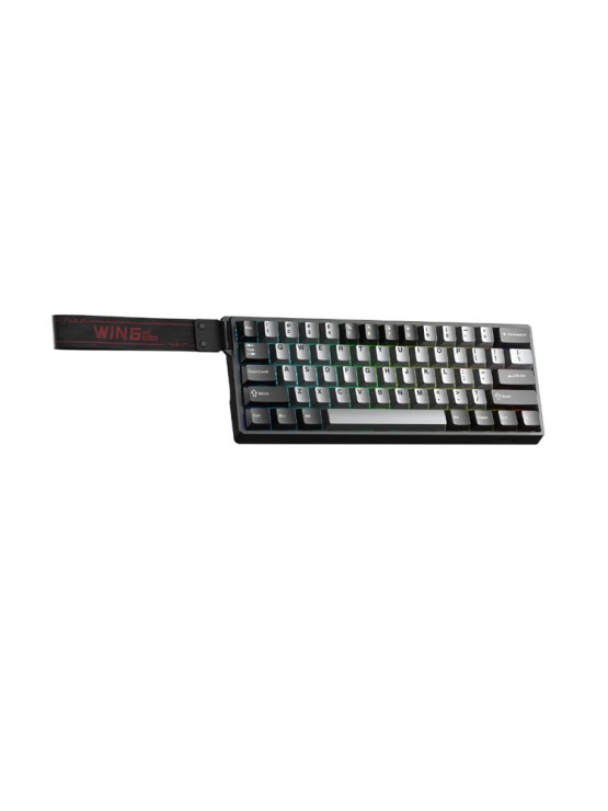 კლავიატურა: AULA WIN60 HE Pro Edition RGB Wired Gaming Keyboard Light Grey/Dark gray (Xingyi Magnetic Switch)