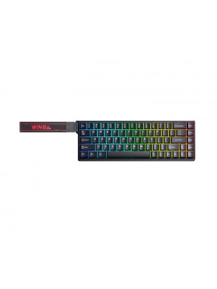 კლავიატურა: AULA WIN68 HE Standard edition RGB Wired Gaming Keyboard Black (Graywood Magnetic Switch)