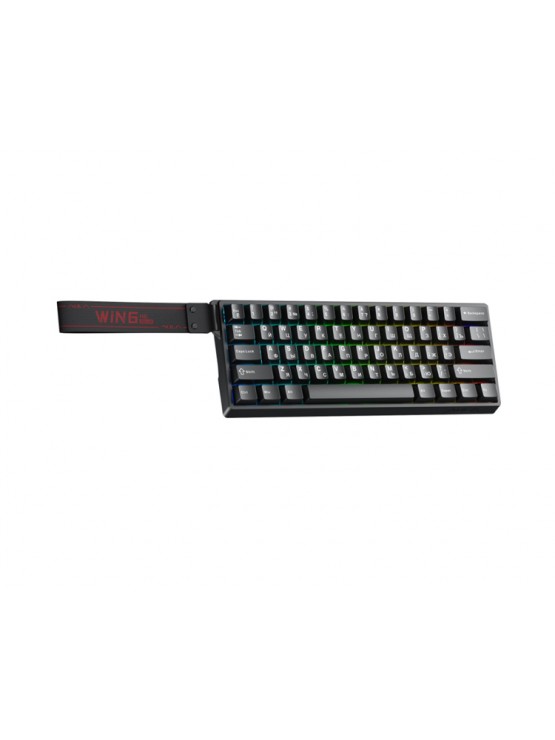 კლავიატურა: AULA WIN60 HE RGB Wired Gaming Keyboard Black (Graywood Magnetic Switch)