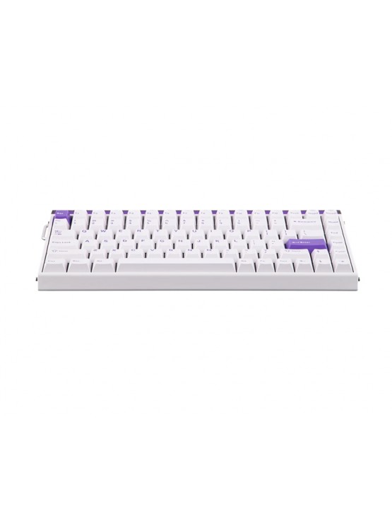კლავიატურა: AULA HERO 84 RGB Wired Gaming Keyboard White/Purple (Black King Magnetic Switch)