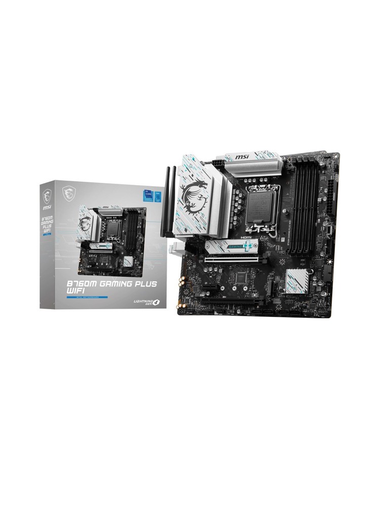 დედა დაფა: MSI B760M GAMING PLUS WIFI 4DDR5 LGA1700