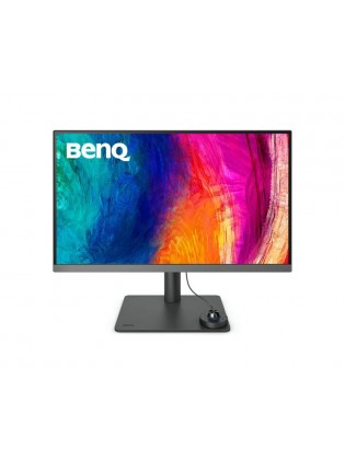 მონიტორი: BenQ DesignVue PD2706U 27" 4K UHD IPS 5ms HDMI DP USB/USB-C Built-in Speaker Dark Grey - 9H.LLJLB.QEE