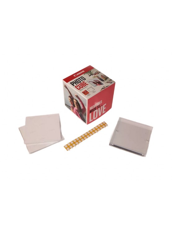 ფოტო ქაღალდი: Canon PP-201 Photo Cube 5x5 White/Pink - 2311B075AA