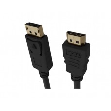 კაბელი: Gembird CC-DP-HDMI-3M 4K/60Hz DisplayPort to HDMI Cable 3m