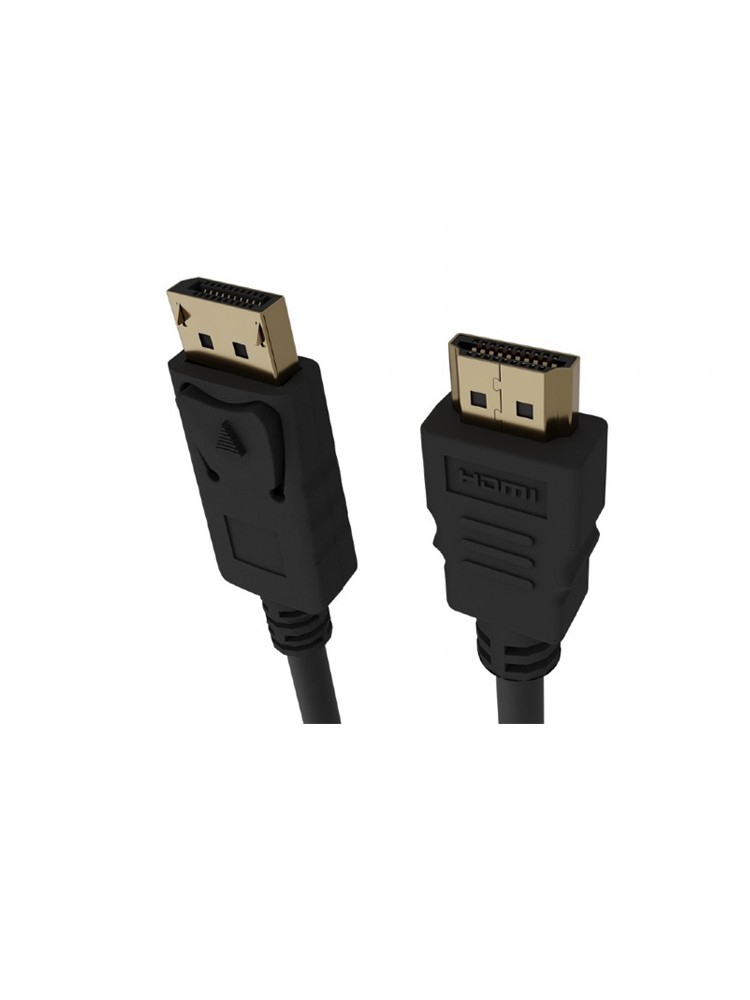 კაბელი: Gembird CC-DP-HDMI-3M 4K/60Hz DisplayPort to HDMI Cable 3m