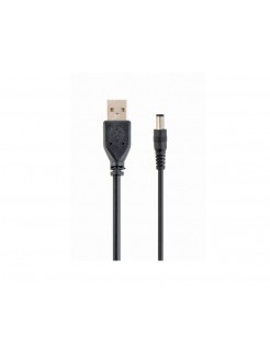 კაბელი: Gembird CC-USB-AMP35-6 USB AM to 3.5 mm power plug cable 1.8m Black