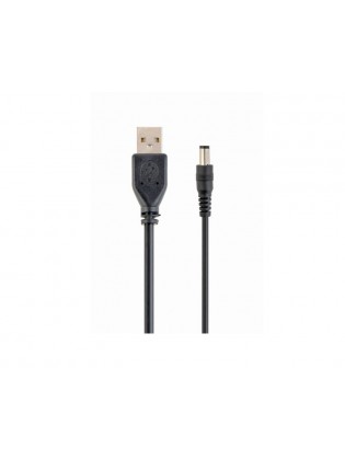 კაბელი: Gembird CC-USB-AMP35-6 USB AM to 3.5 mm power plug cable 1.8m Black