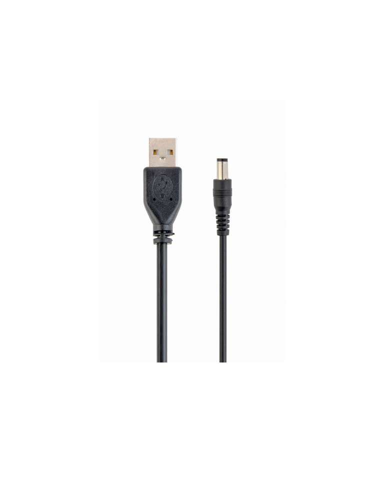 კაბელი: Gembird CC-USB-AMP35-6 USB AM to 3.5 mm power plug cable 1.8m Black