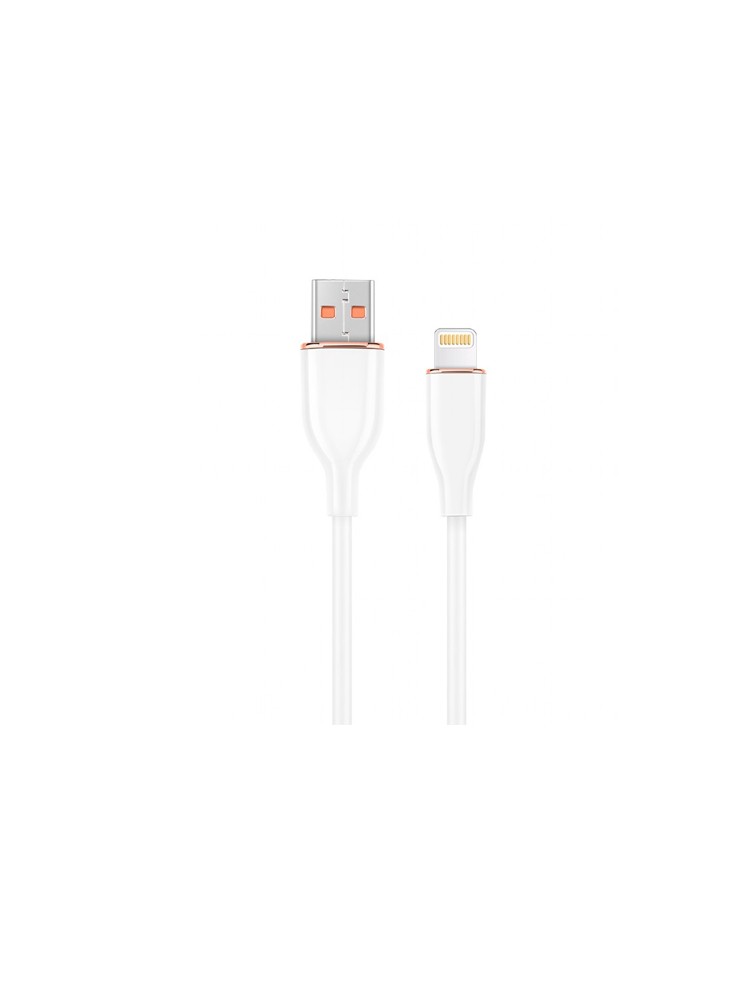კაბელი: Gembird CC-USB2S-AM8PM-1.5M-W USB to 8-pins charging & data cable 1.5m White