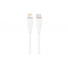 კაბელი: Gembird CC-USB2S-CM8PM-1.5M-w Premium silicon USB Type-C to 8-pins charging & data cable 1.5m White