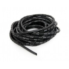 აქსესუარი: Gembird CM-WR1210-01 12mm Spiral Cable Wrap 10m Black