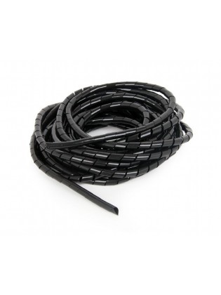 აქსესუარი: Gembird CM-WR1210-01 12mm Spiral Cable Wrap 10m Black