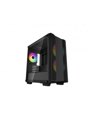 ქეისი: DeepCool CC360 ARGB 3x120mm ARGB Fans Mid-Tower Black