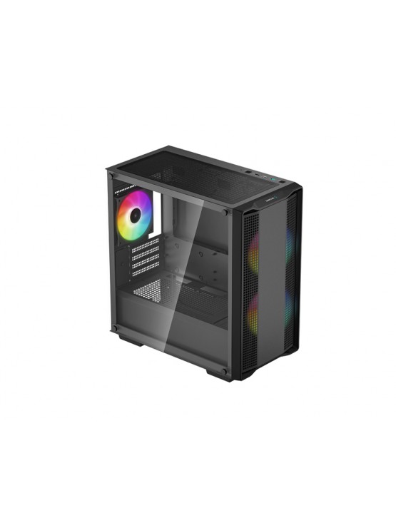 ქეისი: DeepCool CC360 ARGB 3x120mm ARGB Fans Mid-Tower Black
