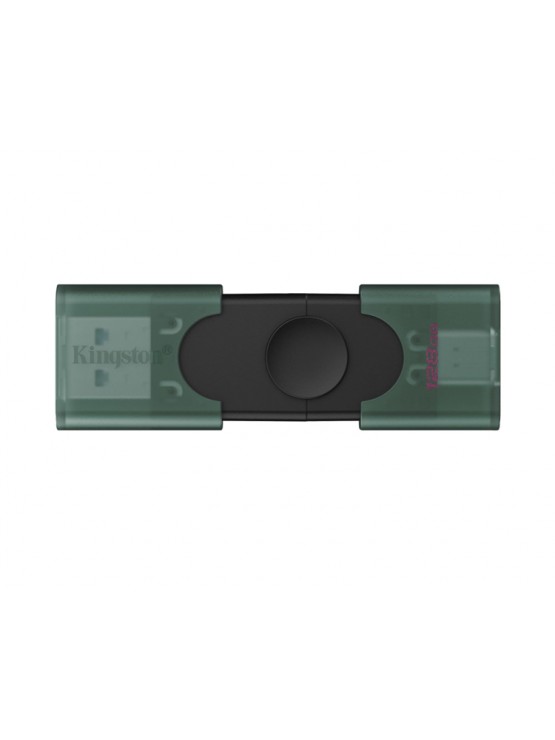 ფლეშ მეხსიერება: Kingston DataTraveler Duo 128GB USB-A/C Flash Drive Green - DTDEG2/128GB