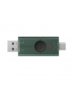ფლეშ მეხსიერება: Kingston DataTraveler Duo 128GB USB-A/C Flash Drive Green - DTDEG2/128GB