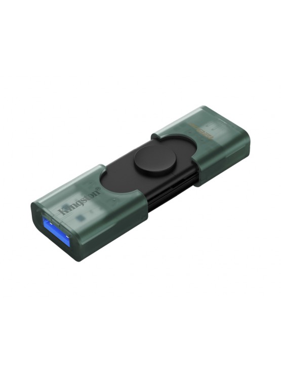 ფლეშ მეხსიერება: Kingston DataTraveler Duo 128GB USB-A/C Flash Drive Green - DTDEG2/128GB