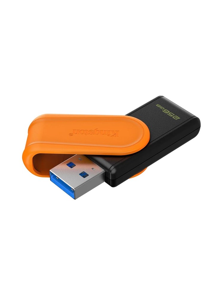 ფლეშ მეხსიერება: Kingston DataTraveler Exodia S 256GB USB 3.2 Black/Orange - DTXS/256GB