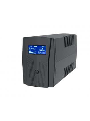 უწყვეტი კვების წყარო: EAST EA280 800VA/480W Line Interactive UPS with 2 schuko LCD