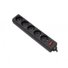 დენის ადაპტორი: EcoPower SP518MA Surge Protector 5 Sockets 1.8m Black