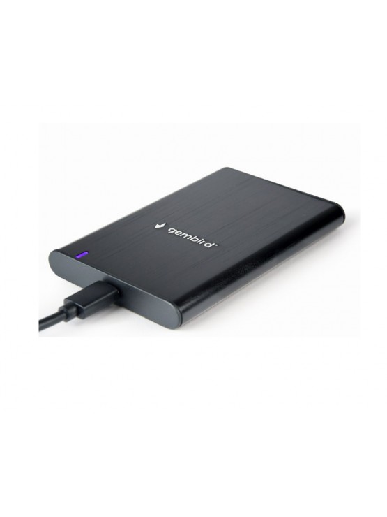 მყარი დისკის ყუთი: Gembird EE2-U3S-6 USB Type-C 3.1 2.5" Black