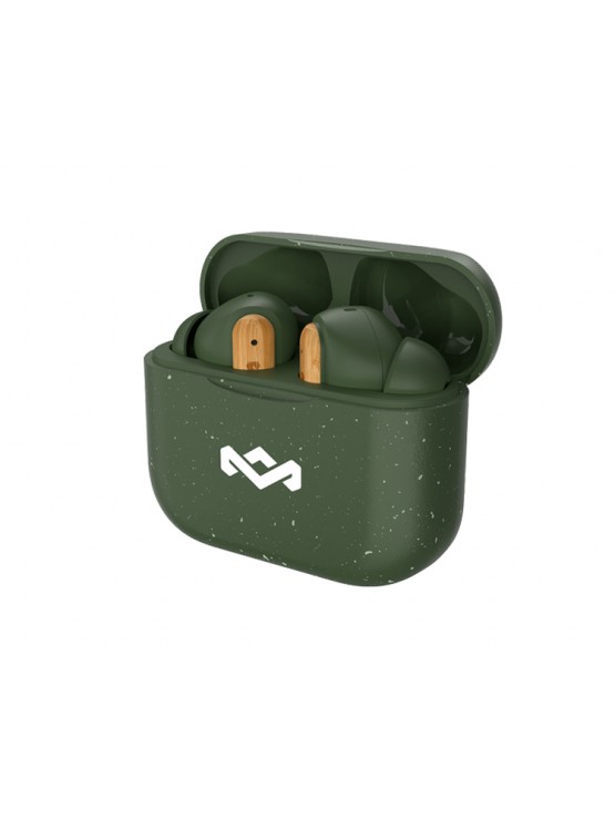 ყურსასმენი: House of Marley Little Bird TWS Exec Earbuds Green - EM-JE123-GR