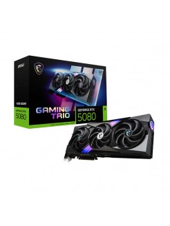 ვიდეო დაფა: MSI GeForce RTX5080 16GB GAMING TRIO OC 256-Bit GDDR7