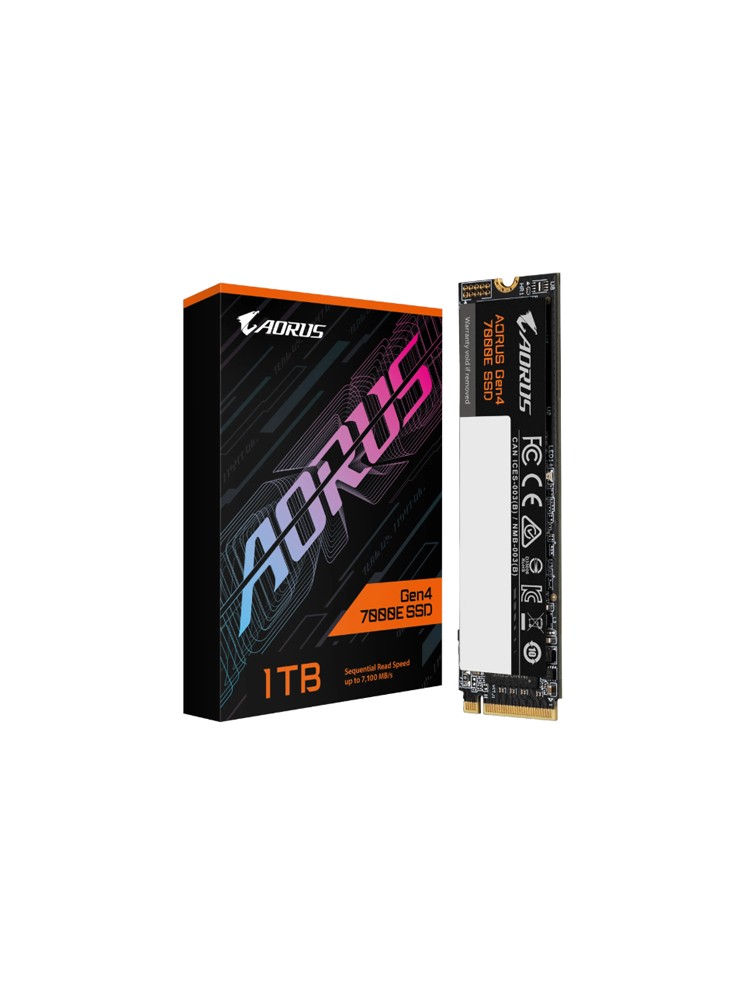 მყარი დისკი: Gigabyte AORUS Gen4 7000E 1TB SSD M.2 PCIe 4.0x4 NVMe 1.4 2280 - AG470E1TB