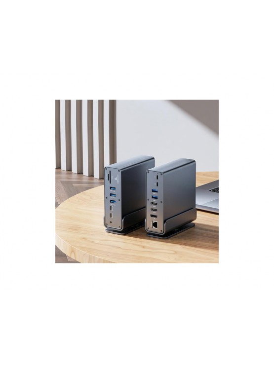 დოქ სადგური: Gembird A-CF-COMBO15-01 USB Type-C 15-in-1 multi-port Adapter