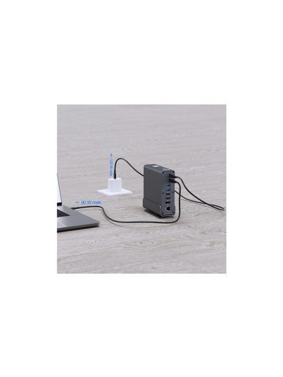 დოქ სადგური: Gembird A-CF-COMBO15-01 USB Type-C 15-in-1 multi-port Adapter