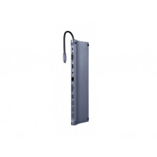 ადაპტერი: Gembird A-CM-COMBO11-01 USB Type-C 11-in-1 multi-port Adapter