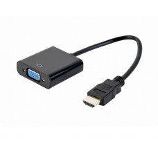 ადაპტერი: Gembird A-HDMI-VGA-04 HDMI to VGA adapter 0.15m Black