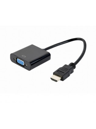 ადაპტერი: Gembird A-HDMI-VGA-04 HDMI to VGA adapter 0.15m Black