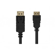 კაბელი: Gembird CC-DP-HDMI-10M 4K/60Hz DisplayPort to HDMI Cable 10m