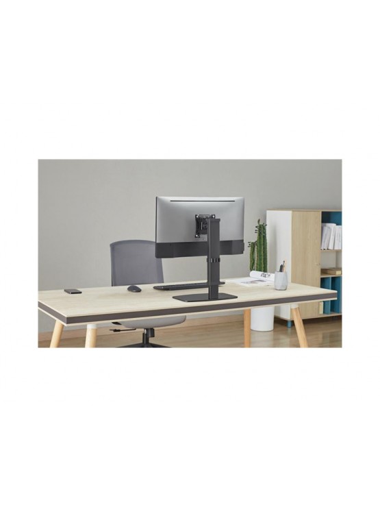 მონიტორის სადგამი: Gembird MS-D1ST-02 Height adjustable full-motion monitor desk stand 17"-32" Black