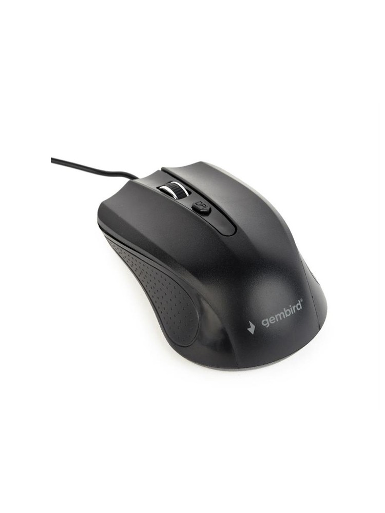 მაუსი: Gembird MUS-4B-01L Wired Optical Mouse Black