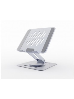 ნოუთბუქის სადგამი: Gembird NBS-DR1-01 Rotating notebook riser stand 11"-15.6" space grey