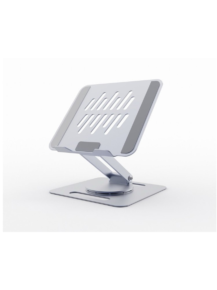 ნოუთბუქის სადგამი: Gembird NBS-DR1-01 Rotating notebook riser stand 11"-15.6" space grey