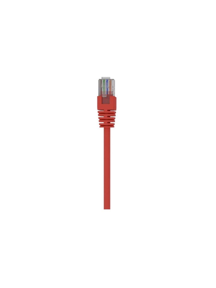 ქსელის კაბელი: Gembird PP12-0.5M/R Patch Cord UTP CAT5E 0.5m Red